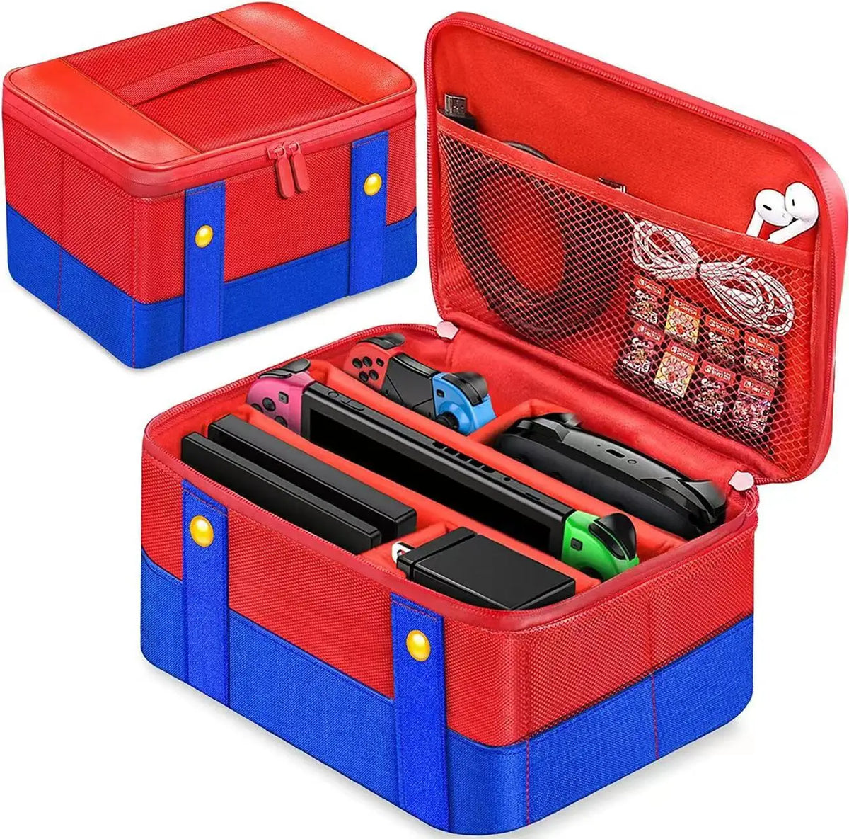 For Switch 2 EVA Storage Bag Portable Travel Carrying Bag Protective Case for NS Switch Game Accessories Host Protection Bag