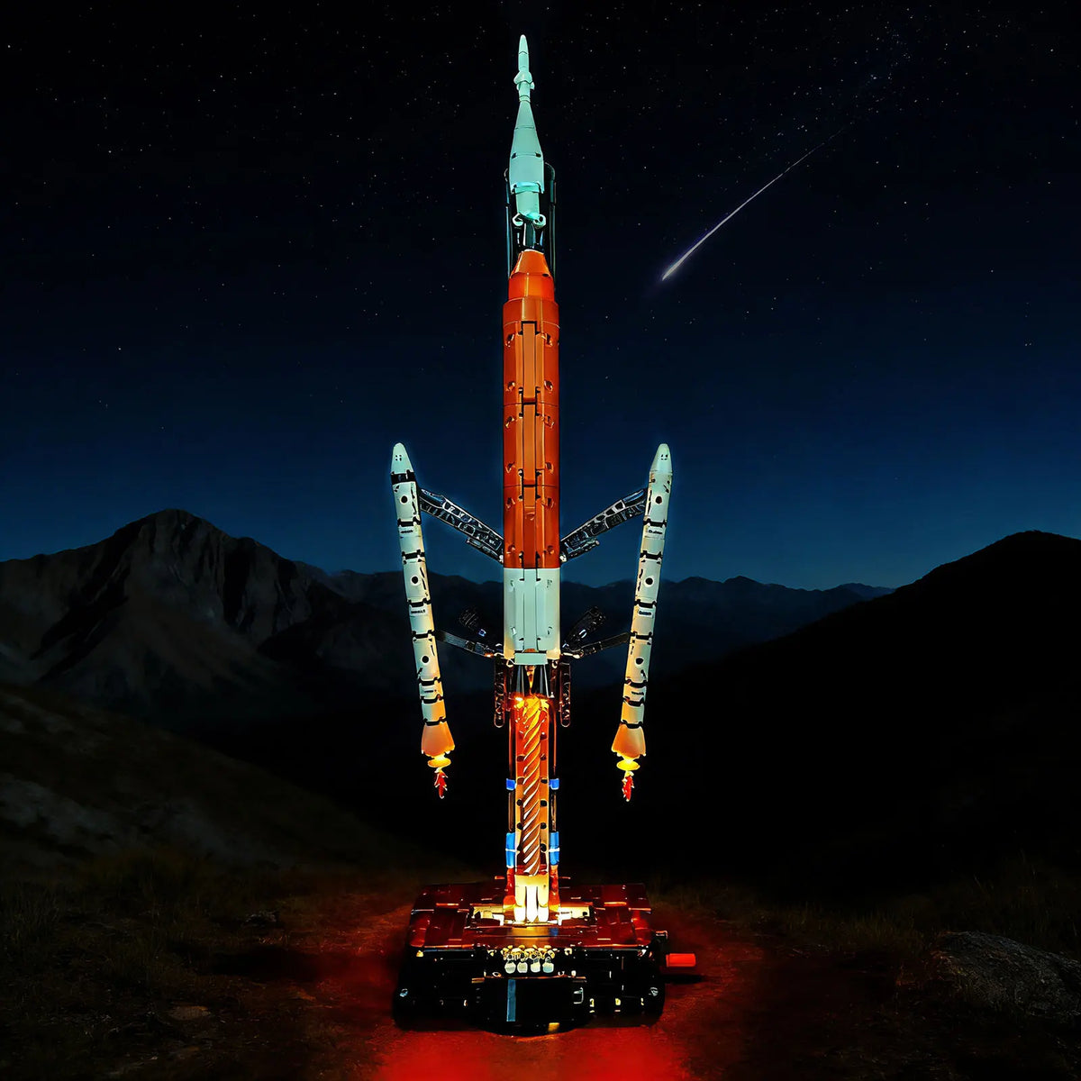 LYBMTWF LED Lighting Kit Compatible with Lego 42221 Space Launch System Rocket Building Blocks (NOT Include Model Bricks)