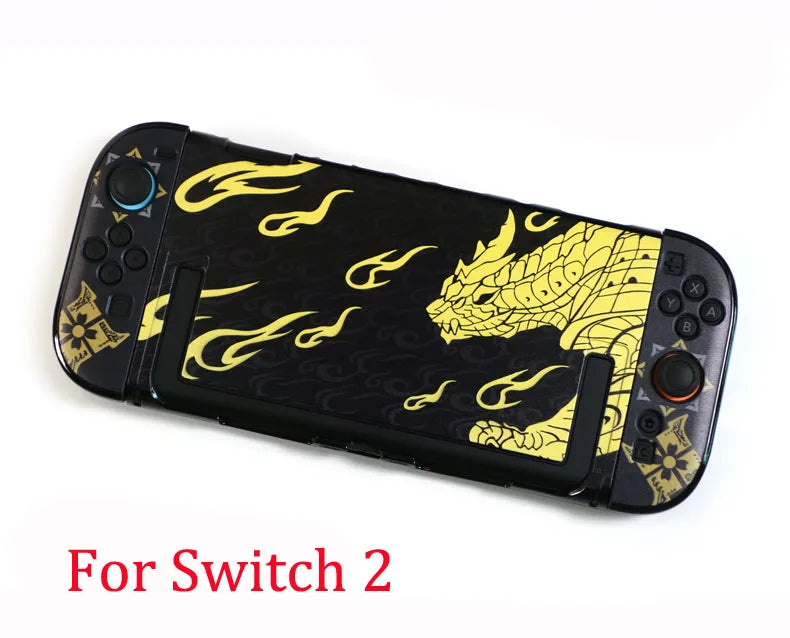 Crystal Clear Hard Case for Nintendo Switch 2, Full Body PC Shell Protector, Front & Back Cover for NS2 Joy-Con Controller