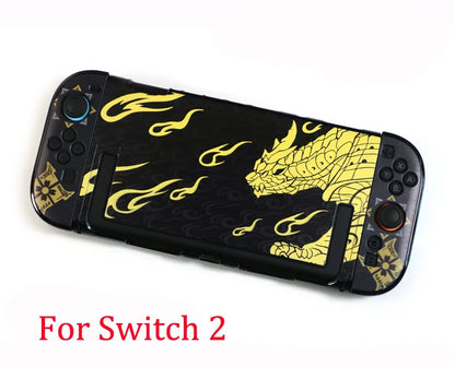 Crystal Clear Hard Case for Nintendo Switch 2, Full Body PC Shell Protector, Front & Back Cover for NS2 Joy-Con Controller