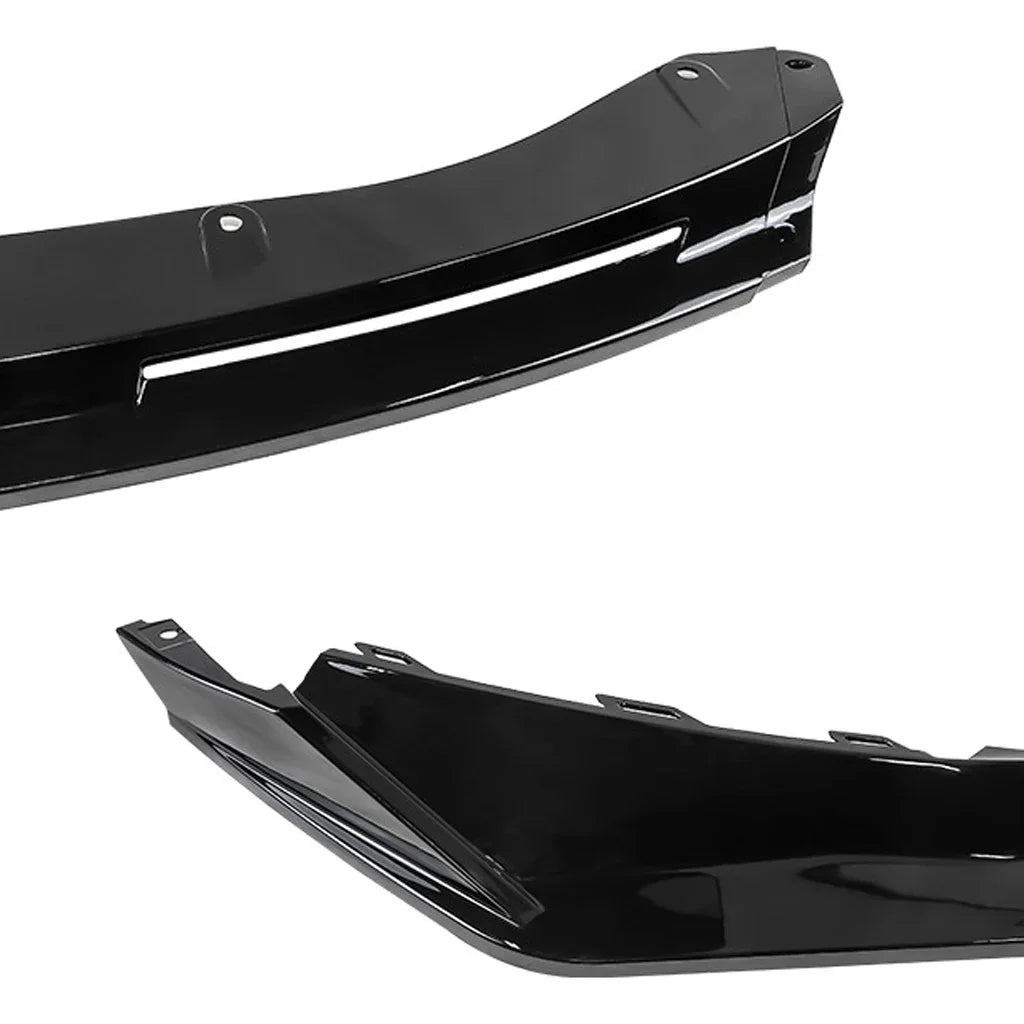 For BMW M3 G80 M4 G82 2021-2024 Front Bumper Lip Spoiler Diffuser Splitters Body Kit Aprons Cover Guard Trim Tuning Gloss Black