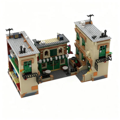 2703pcs MOC Sesame Square Modular Architecture Street Scene Model Building Blocks DIY Art Set Mega Mini Large Iconic Toy Gift