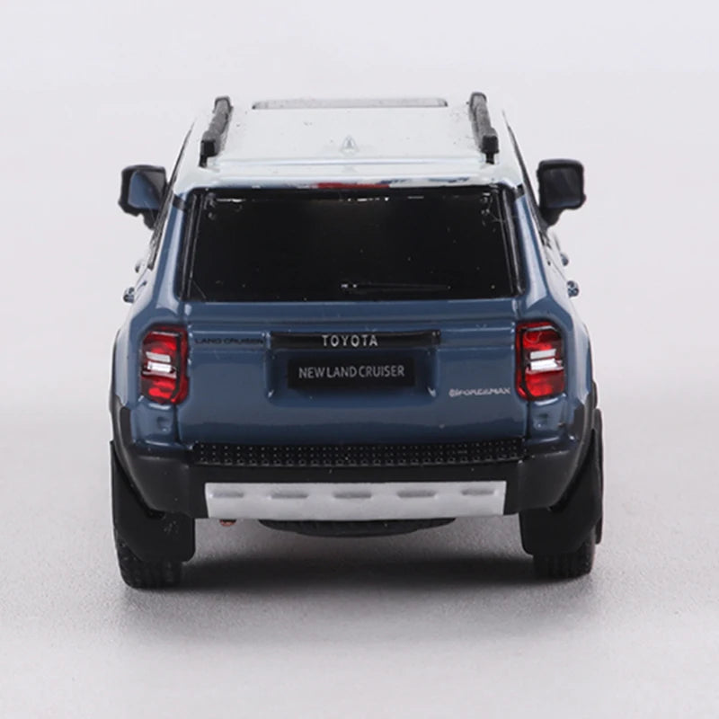 GCD 1:64 Land Cruiser Prado 250 Blue Alloy Model Car