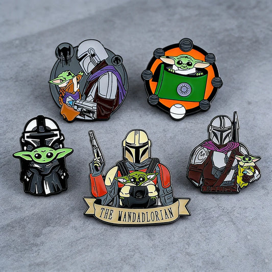 Star Wars 501st Legion Cartoon Enamel Pins Brooches Fashion Jewelry Student Clothing Backpack Lapel Badges for Friends Gifts