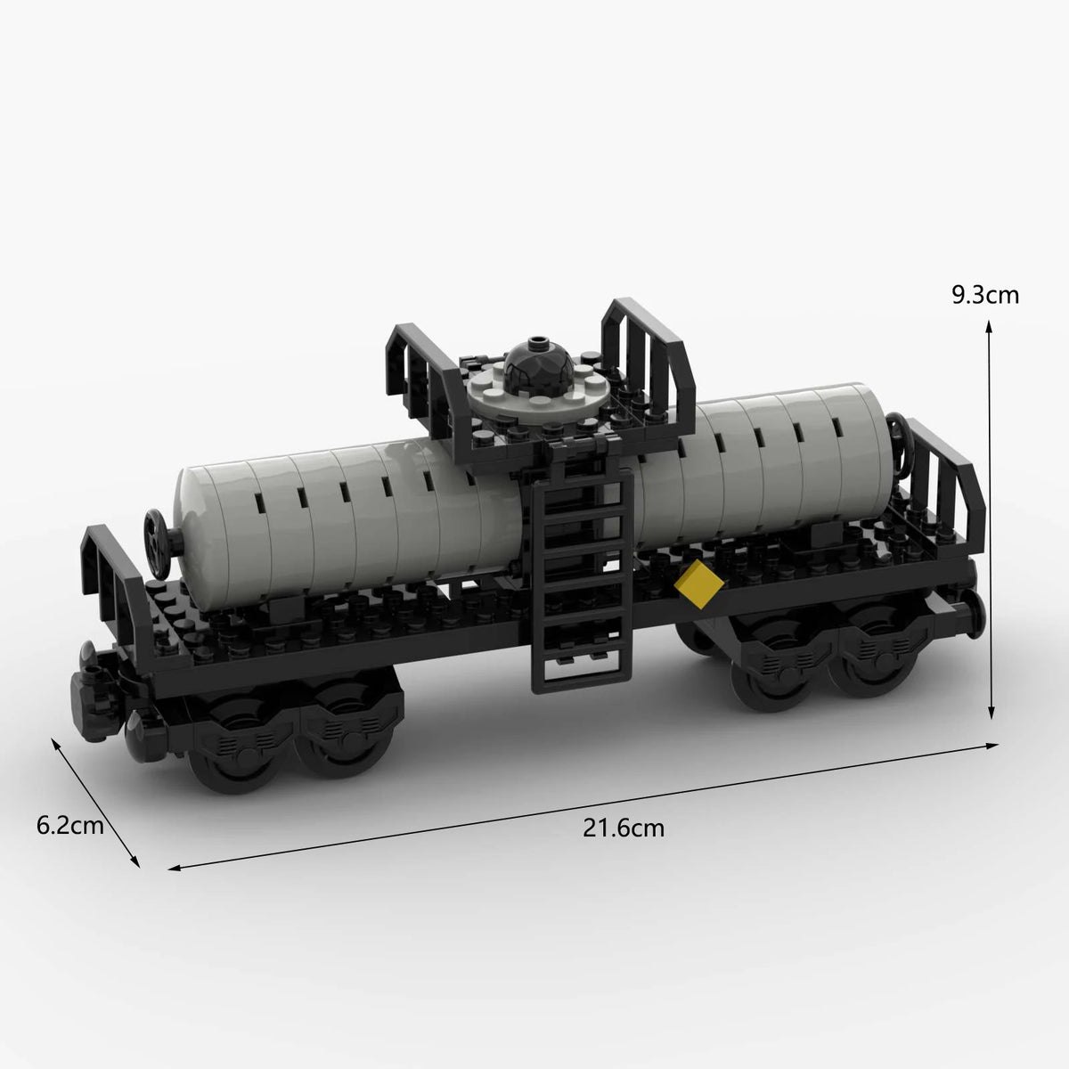 MOC Train Carriage Model, Rail Transport Vehicle, Coal Transport Vehicle, Rail Lift Pole Indicator Light, Train Accessories