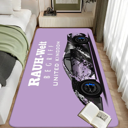 Tokyo JDM RWM Sports Car Carpet for Home Decor Floor Mat Living Room Rugs Bedroom Hallway Non-Slip Carpet Kitchen Rug Doormats