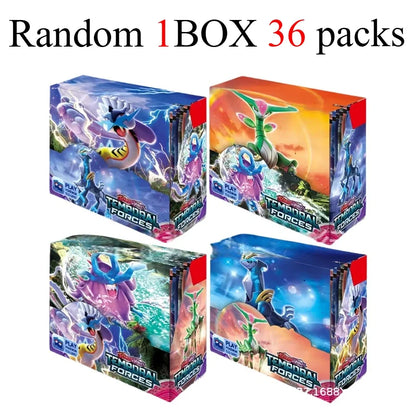 new model English 36 Packs Pokémon TCG: Scarlet & Violet Etsncelles Evoving Skies 151 BATTLE Flames Booster Box Battle  Card