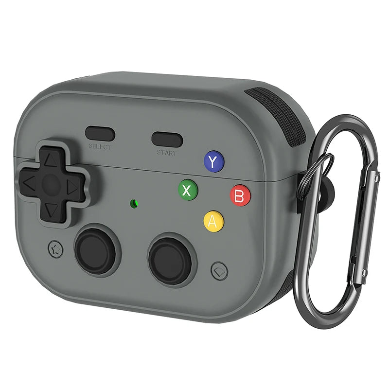 Earphone Protective Case For Airpods 4 2024 Retro Gaming Controller Headphone Charging Box Cover For Airpods Pro 2 For Men Women