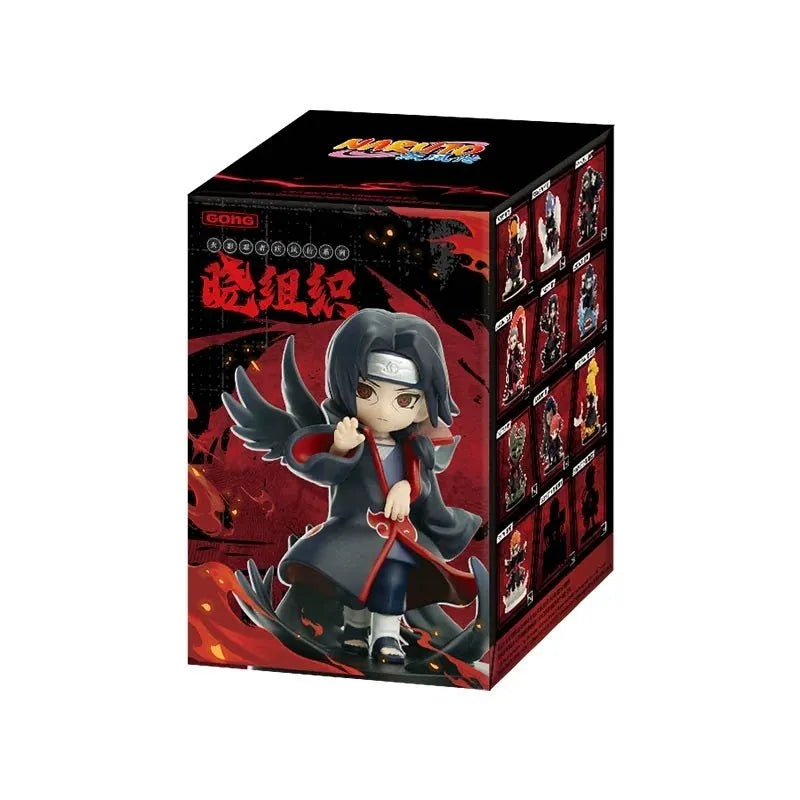 Original POP MART GONG Naruto Shippuden Akatsuki Arc Series Blind Box Trendy Toys Mystery Box Guess Action Figure Birthday Gifts