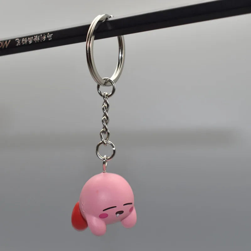 Anime 12 Models Super Cute Kawaii Kirby Figures Keychain Portable Popular Models Anime Perfect Child Gift Toys