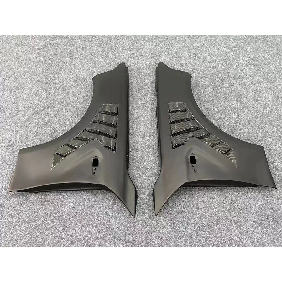 For BMW M2 F87 M2C 2014-2020 Carbon Fiber Fender Bumper Retrofit the Carbon fiber replacement Openings leaf plate automotive par
