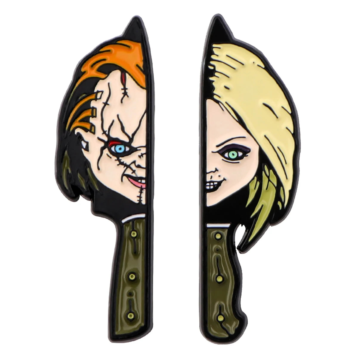 Good Guys Enamel Pin Horror Movie Badges on Backpack Brooches For Women Lapel Pin Halloween Jewelry Cosplay Accessories Gifts