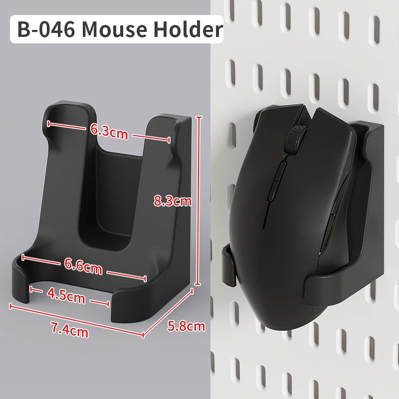 No Drill Pegboard Wall Rack Gaming Room Storage for Controllers Headphones Figures Keyboard Hooks Shelf