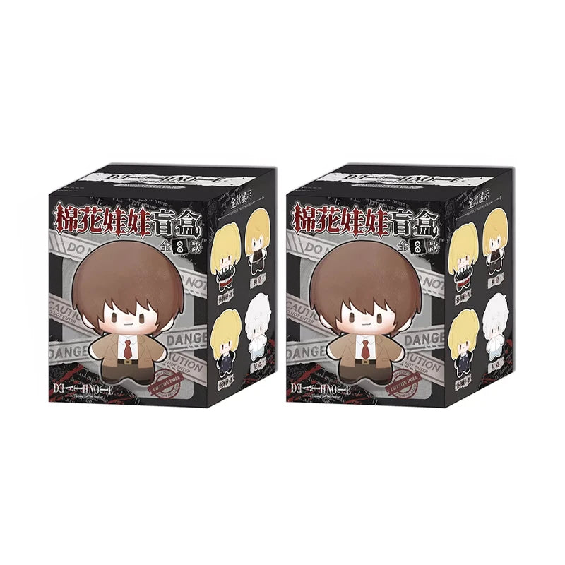 Death Note Cotton Doll Plush Blind Box Bag Charm Key Charm Pendant Trendy Anime Toy Collect Desktop Ornaments Mystery Box Gift