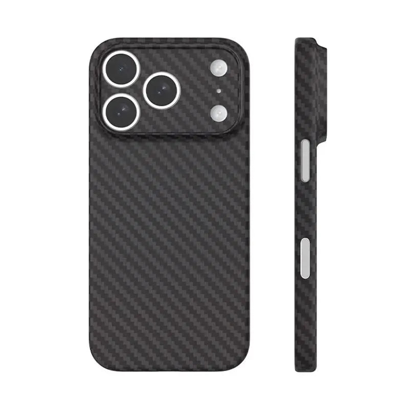 Business 1500D Carbon Fiber Lines TPU Phone Case for IPhone 18 Pro Max AIR 17 E Luxury Ultra-Thin Rugged Protect Cover Shell