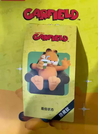 Hot Genuine Garfield Perfect Holiday Series Blind Box Trendy Toy Action Figures Kawaii Mystery Box Decorations Cute Girls' Gifts