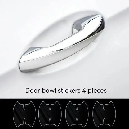 Car Door Handle Protective Sticker Wear Resistant Scratch Resistant Transparent Protective Strip TPU Door Bowl Protective Stick