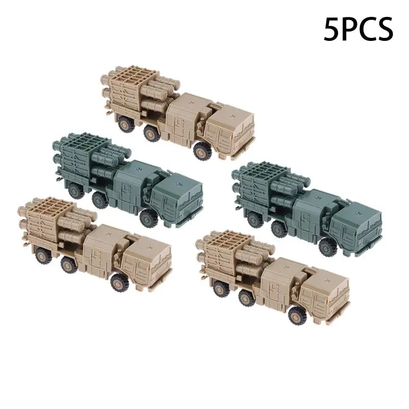 【New】1/144 China HQ-16 Air Defense Missile Launcher 4D Assembled Chariot Simulation Model Sand Table Toy No Glue Required