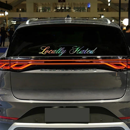 Car Stickers Graphics Locally Hated Windshield Window Windscreen Decor Decal Vinyl Creative Decoration Auto Tuning Accessories