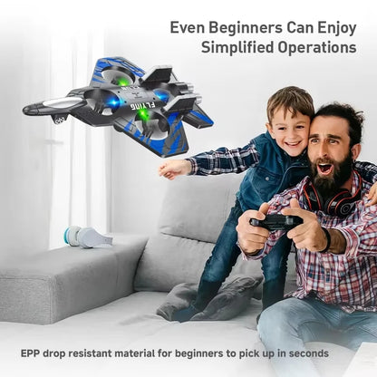 Oike RC Aircraft Foam Stunt Glider Electric Fighter Remote Control Airplane Helicopter 2.4G Radio Fall Resistant Plane Toy Gifts