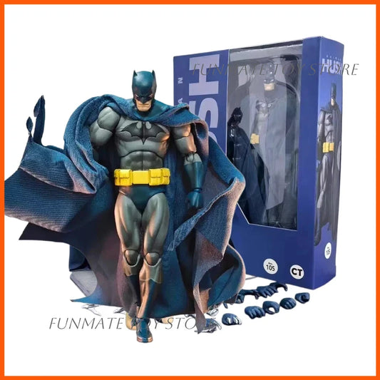 CT Toy 16cm Batman Blue mafex105 Comic Edition Silent DC Justice League Mobile Handheld Model Toy Collectibles Figure Ornament