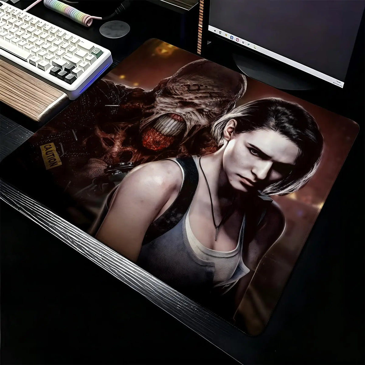 Resident Evil Mouse Pad Regular gaming mouse pad S/M/L size Office mouse pad Laptop desk mat Stitched edge mouse pad