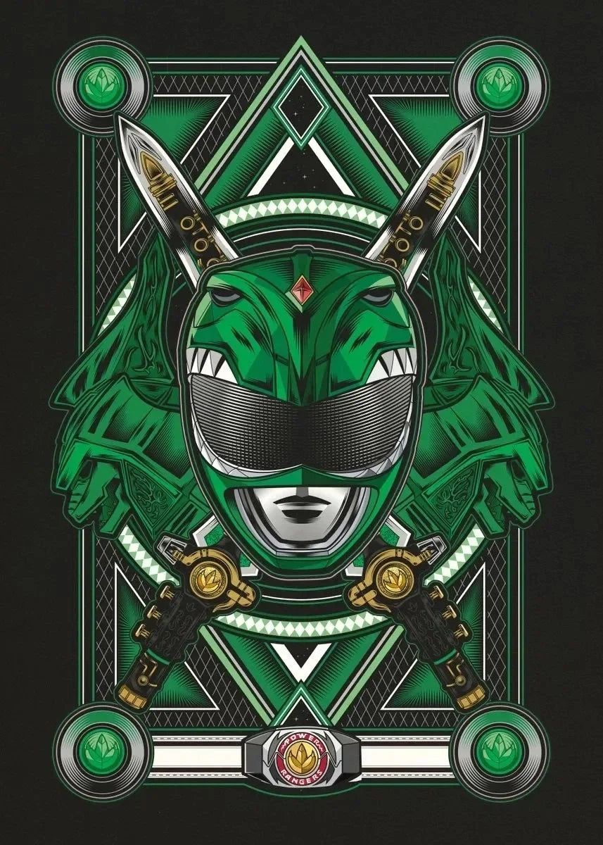 Classic Anime Power Ranger Canvas Painting  Modern Art Print for Living Room Wall Decor  Home Decoration Poster  Prints  Decor
