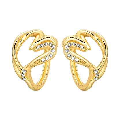Original 925 Sterling Silver Planet Starlight Earrings Fashion 18K Gold Hoop Earring for Women Piercing Jewelry Aretes Gifts