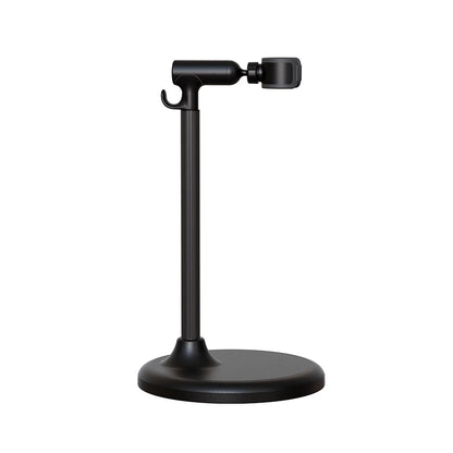 Floor-Standing Hair Dryer Stand for Lazy Person Adjustable Height Non-Slip Base Durable Plastic And Metal Storage for Bathrooms