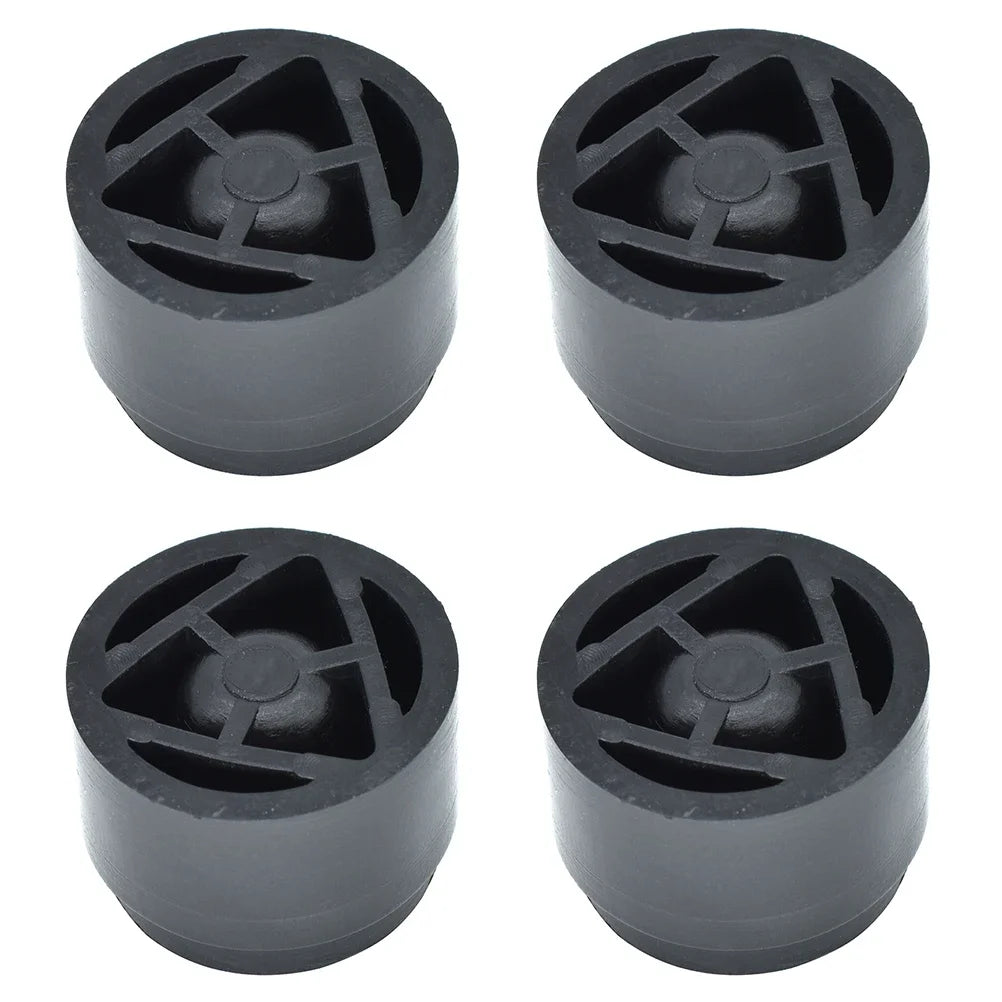 4PC Engine Rubber Mounting Bush For Porsche Cayenne VW Golf Volvo Protective Under Guard Plate Clip Grommet Support Bungs Black