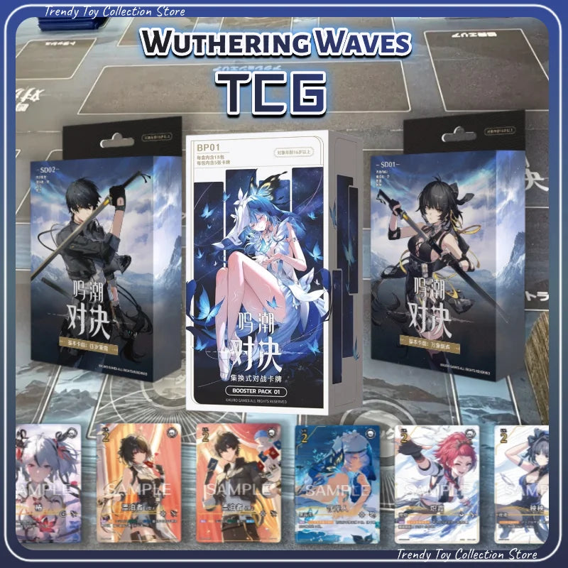 In Stock Wuthering Waves Duel TCG Vol.1 Booster Box, Collectible Trading Card Box Anime Game Periphery Collection Gift