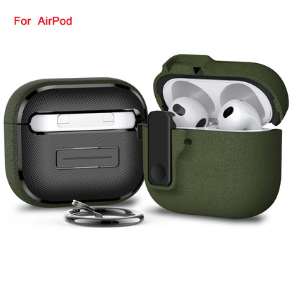 Protective Case for AirPods Pro 2 Cover Luxury Earphone Cover Case for Apple AirPods 4 3 Air Pods Shockproof Sleeve With Hook