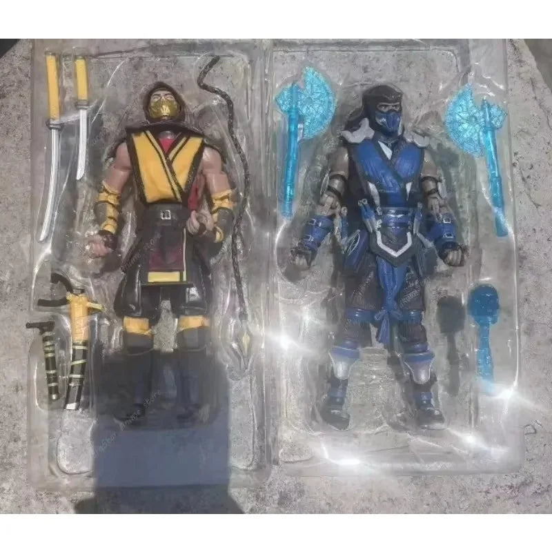 【In Stock】Mortal Kombat Spawn Sub Zero Scorpion Kitana Liu Kang 7 Inch 17cm Articulated Action Figure Collectible Game Model Toy