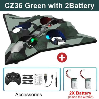 Oike RC Aircraft Foam Stunt Glider Electric Fighter Remote Control Airplane Helicopter 2.4G Radio Fall Resistant Plane Toy Gifts