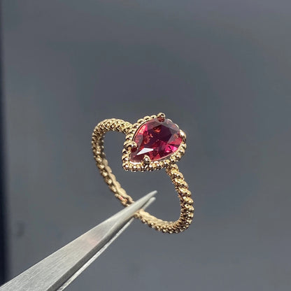 MESSITOK S925 Sterling Silver High-Quality Luxury Jewelry, Agate Stone Droplet Shaped Women's Love Ring. Exquisite Birthday Gift