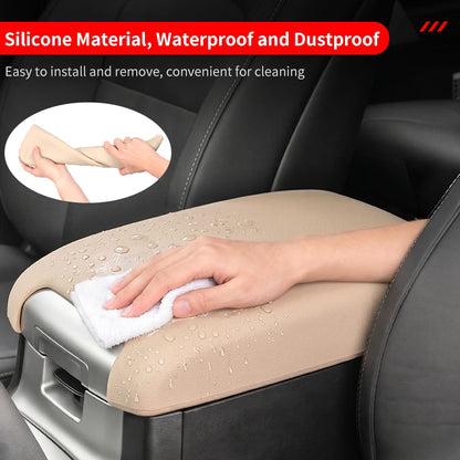 For 2008-2021 Toyota Land Cruiser LC200 200 Armrest Box Cover Dustproof Scratch Resistant Protection Car Interior Accessories