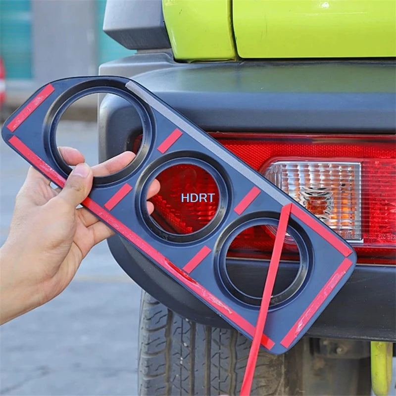 For Suzuki Jimny Sierra/K‑Car JB74 JB64 2019 + Car Styling Tail Light Shell Rear Fog Lamp Cover Protector Decoration Accessories