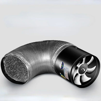4''6''8''  Pipe Exhaust Fan Air Ventilator Metal Pipe Ventilation Exhaust Fan Mini Extractor Bathroom Toilet Wall Fan Duct Fan
