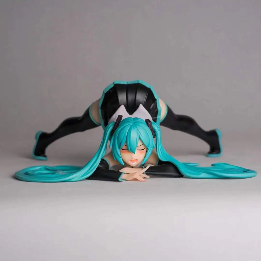 【C4 STUDIO】9cm/3.54 Inch Anime Hatsune Miku GK Figure Standing Statue Desktop Ornament Collectible Model Toy Gift