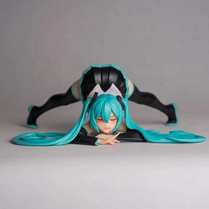 【C4 STUDIO】9cm/3.54 Inch Anime Hatsune Miku GK Figure Standing Statue Desktop Ornament Collectible Model Toy Gift