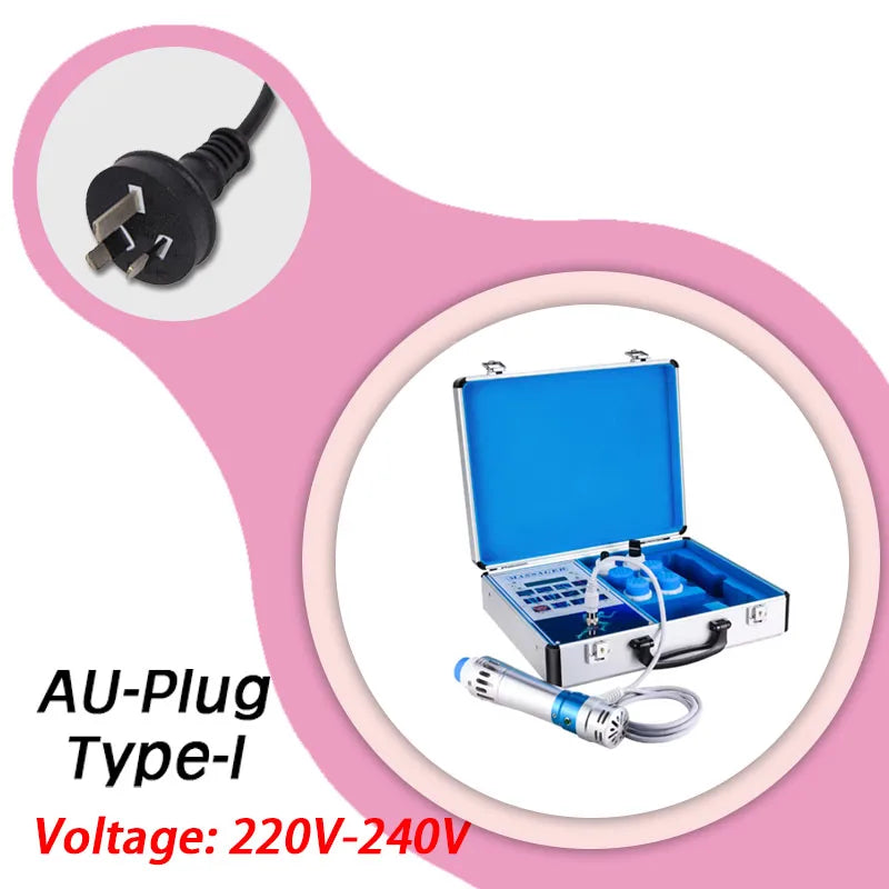 Professional Pneumatic Shockwave Therapy Machine Radial ESWT Sport Recovery Joint Pain Relief Portable Case Physiotherapy Device