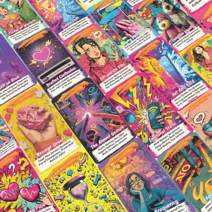 Interpersonal Gossip 80-Card Starter Deck Intuitive Divination Cards For Love, Relationships, and Emotional Insight