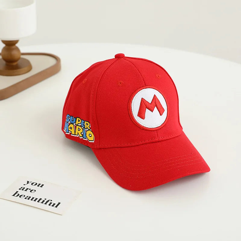 New Mushroom Yoshi Classic Character Baseball Cap Game Merchandise Unisex Adjustable Size Color Blocking Casual Fashion Gift