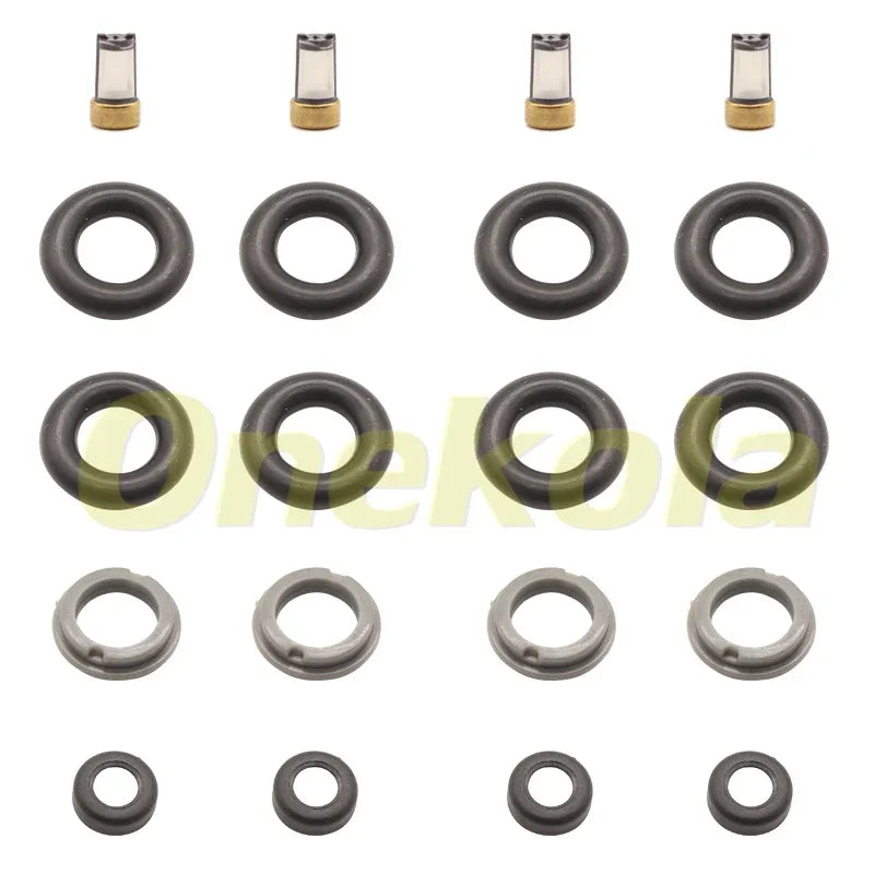 Fuel Injector Seal O-Ring Kit Seals Filters for Nissan Infiniti G37 GTR 63570 14002-AN001