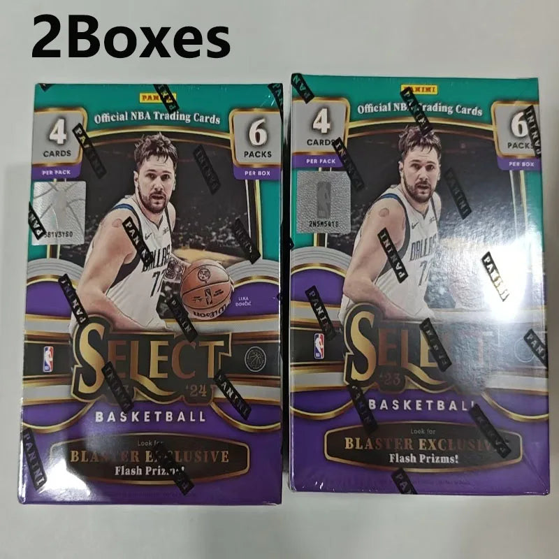 2023-24 Panini Select Basketball Blaster Box Official NBA Trading Cards 6 Packs Flash Prizm Collectible Sports Cards Funs Gift