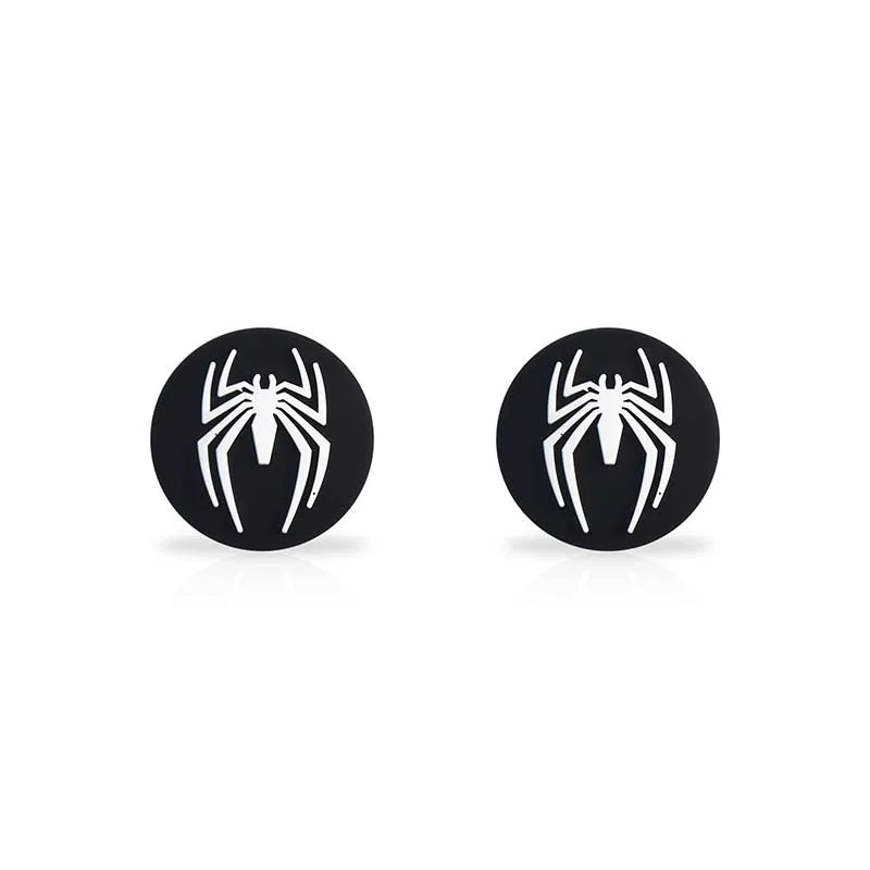 2pcs Silicone Spider Analog Thumb Grip Caps Compatible with Nintendo Switch OLED/Switch Lite/Switch Joystick Protective Cover
