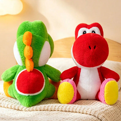 2026 New Red 30cm Cartoon Cute Yoshi Plush Toy Doll Yoshi Dinosaur Plush Soft Fill Toy Pillow Birthday Gift