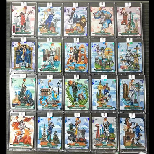 2017-18 DIY James Curry Durant Harden Restoration and Picture Quality Ultra-realistic Laser Effect Self-made Cards Collection