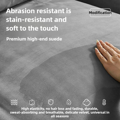Elasticity Self Adhesive Suede Fabric By Half A Meter for Car Cushion Sofa Chair Repair Patch Jewelry Box DIY Sewing Cloth Black