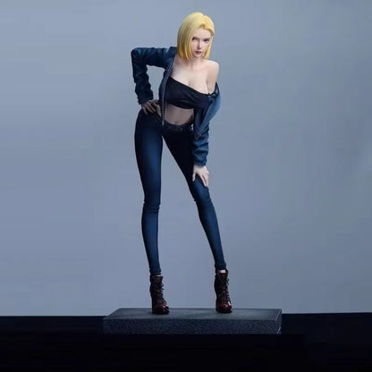 Android 18 Dragon Ball Z Anime Figure Android Statue Pvc Action Figures Desktop Ornament Collection Model Toys Gifts